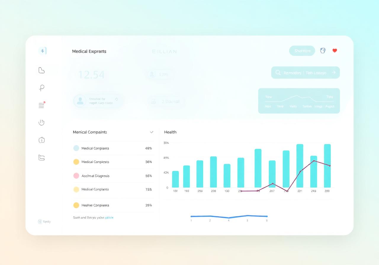 Medical Data dashboard preview